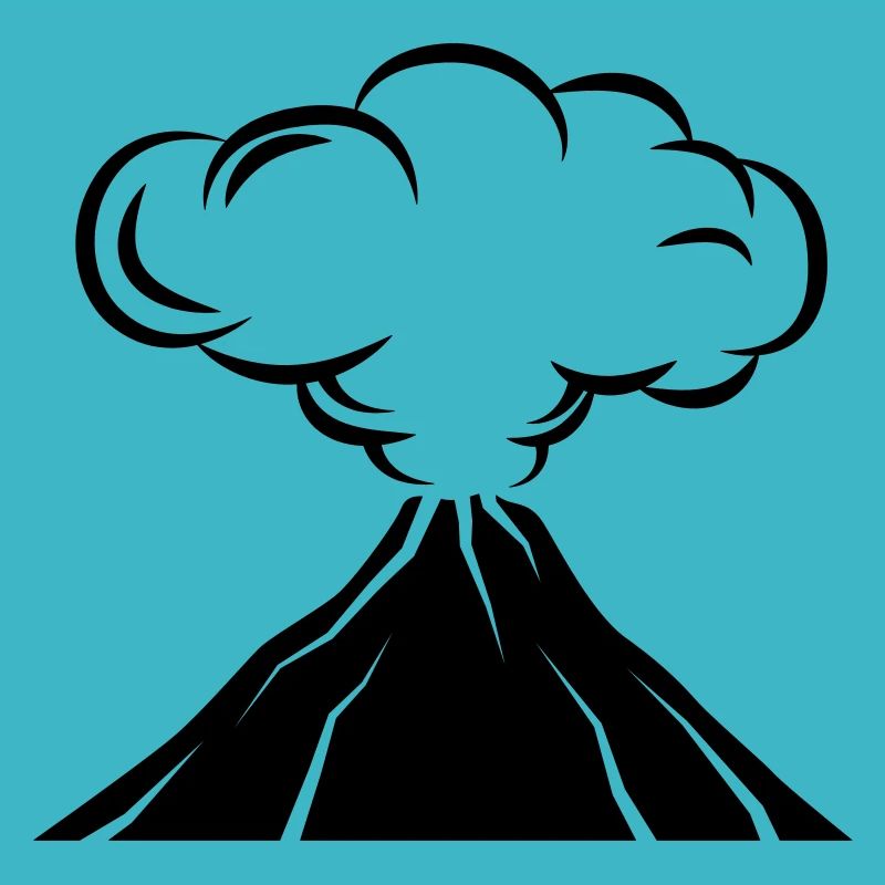 Volcano icon icon