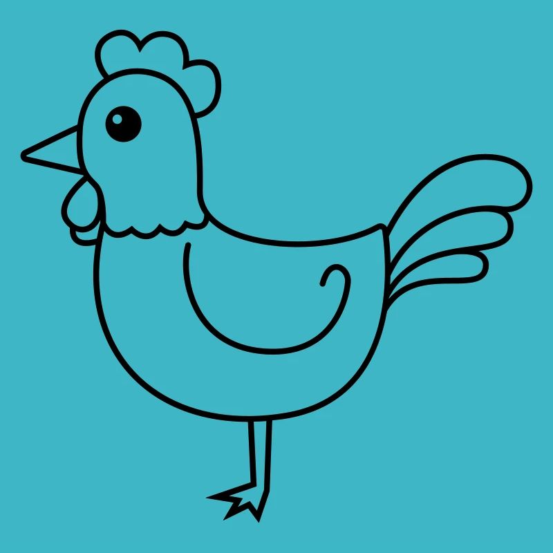 Rooster Comic Animal