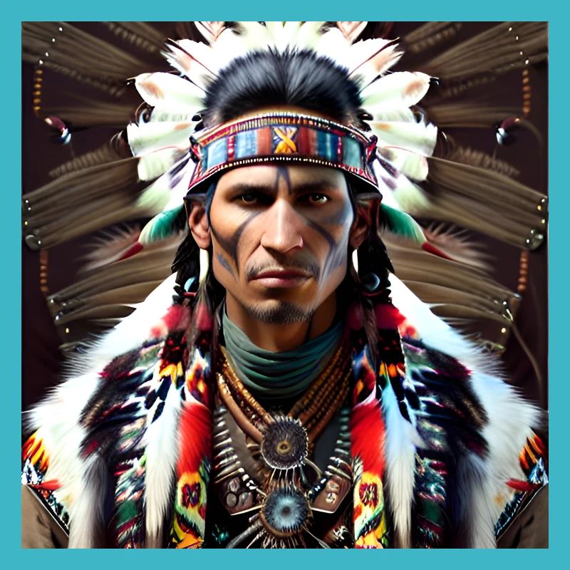 Native American Tribe Chieftain