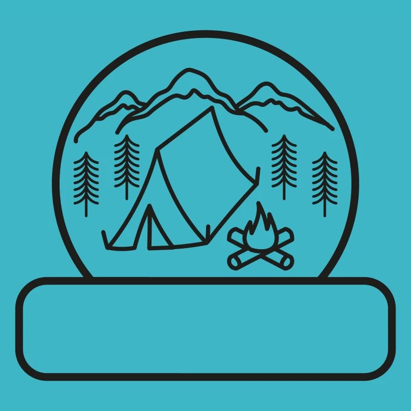 Camping Zelt Muster