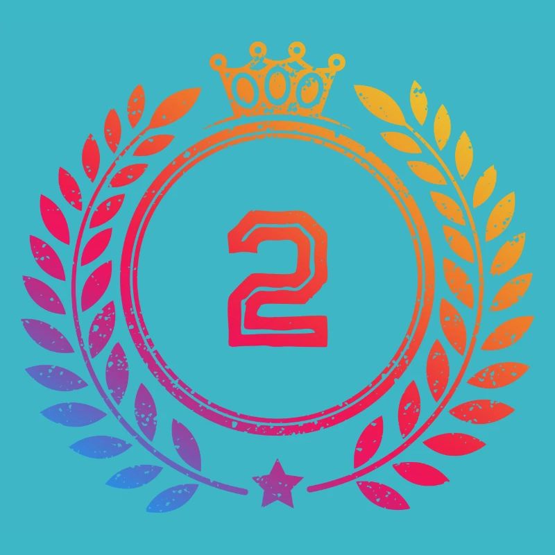 2 Number wreath