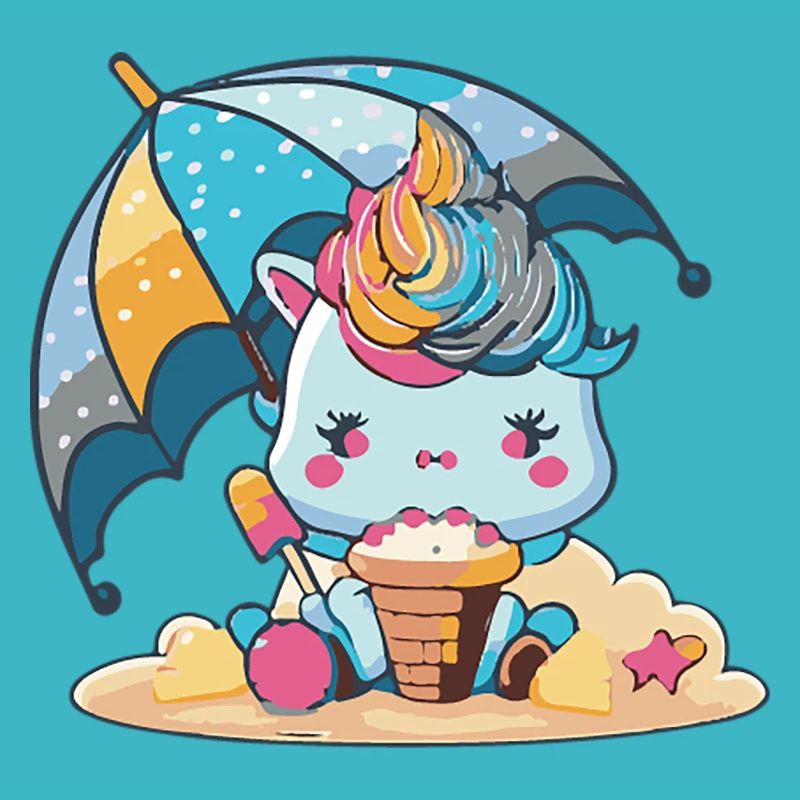 Plaisir de la crème glacée - rafraîchissant différent