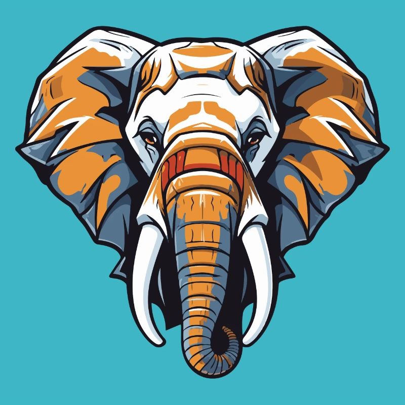 Elefant Kopf