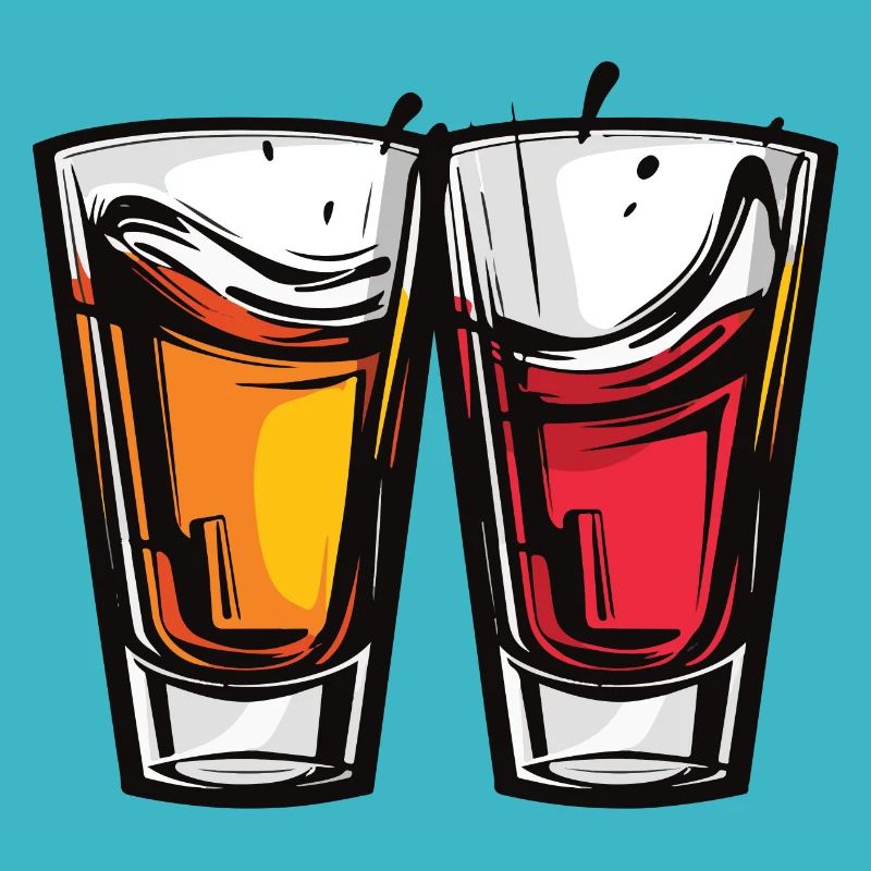 Tequila Glass Cheers Party