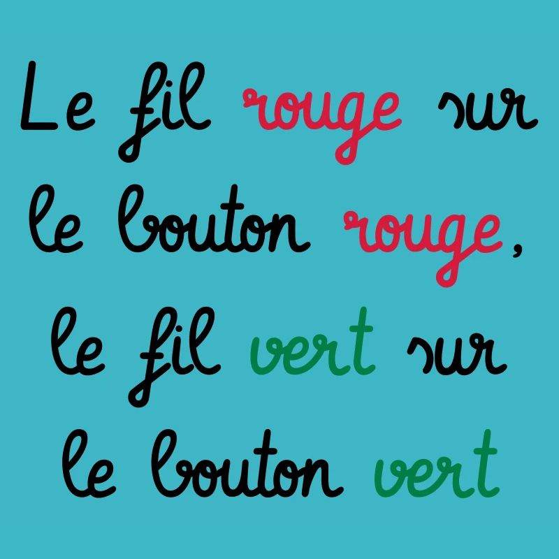 Le fil rouge sur le bouton rouge... 7ème Compagnie