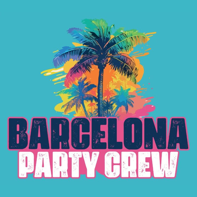 Vacances de l’équipage de fête à Barcelone