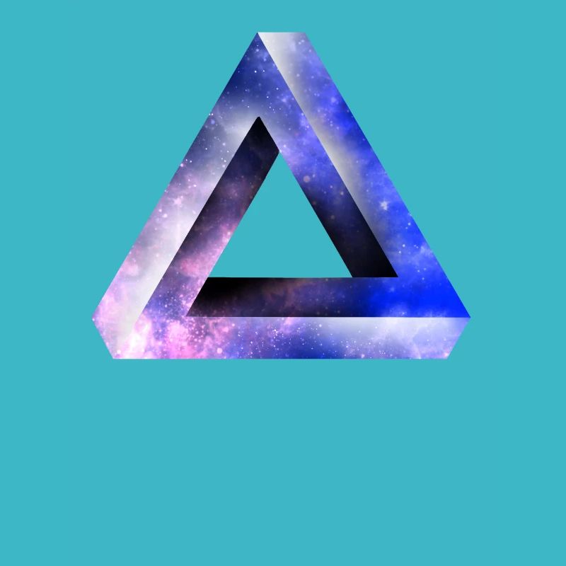 optical illusion triangle