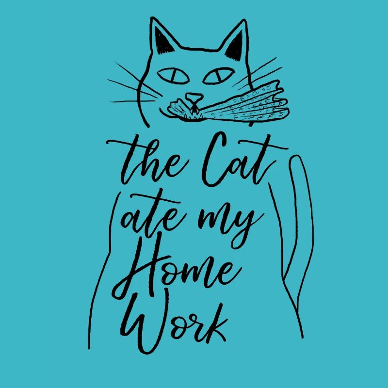 Le chat a mangé mes devoirs