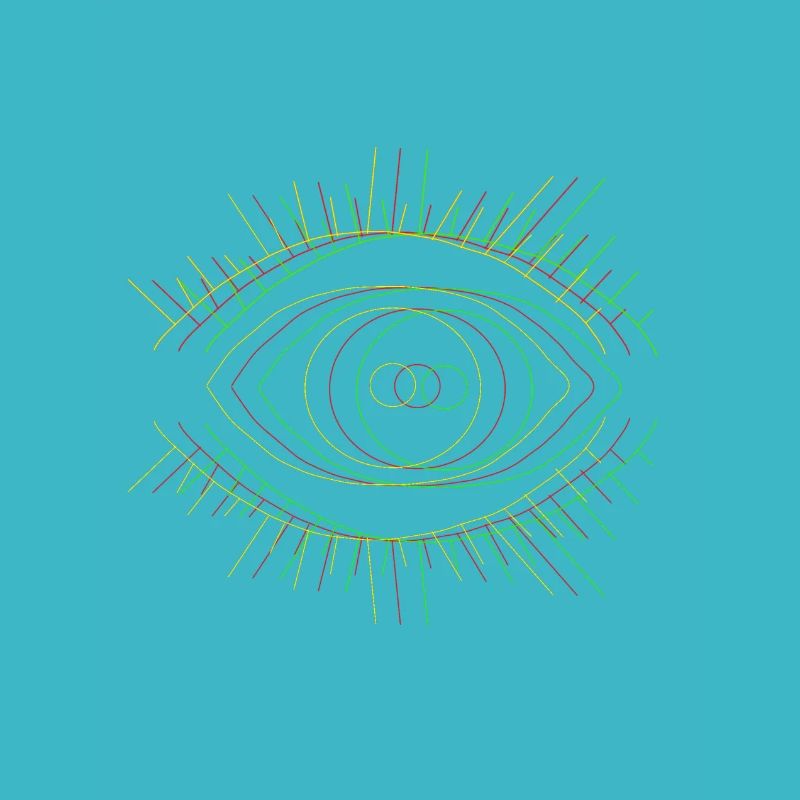 Œil avec effassant 3D