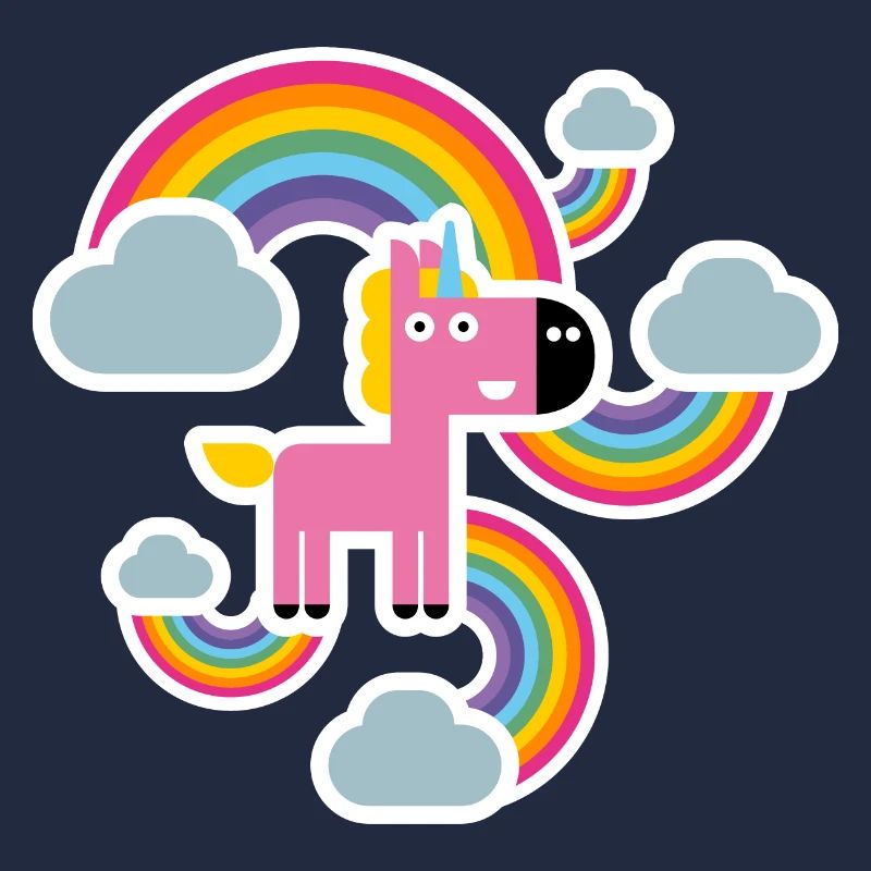 Regenbogen Einhorn