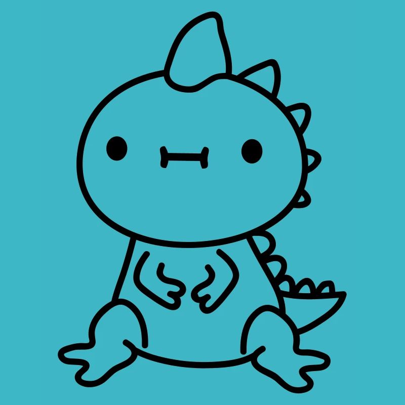 bébé kawaii drache