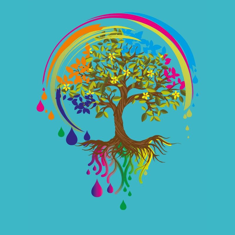 colourful tree