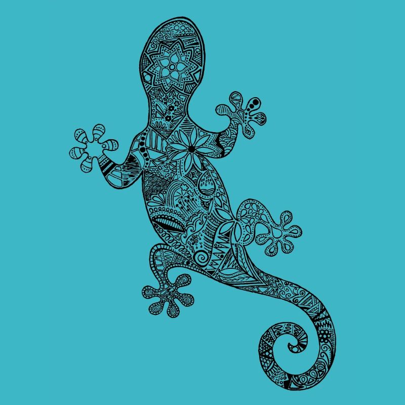 Gecko schwarz