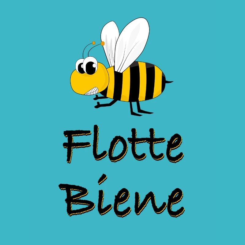 Flotte Biene Honigbiene