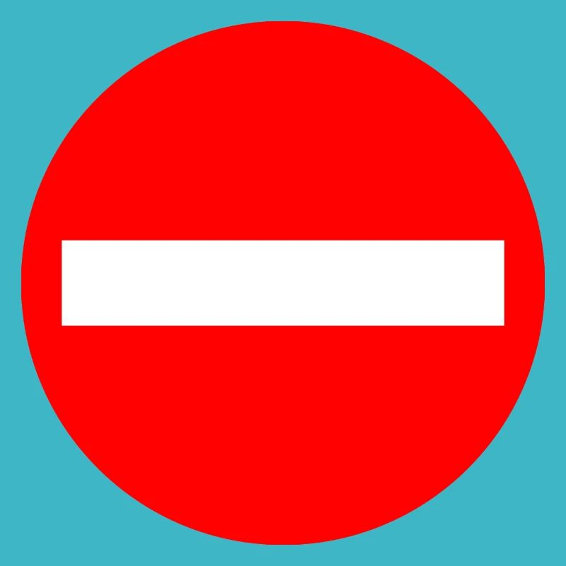 Aucun panneau de signalisation d'entrée
