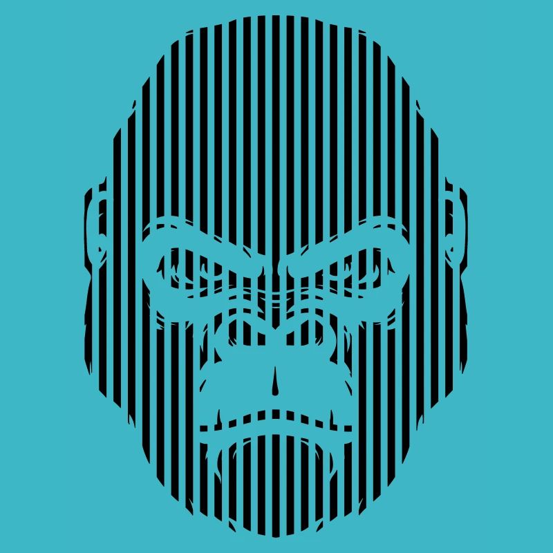 Gorilla Face Graphics