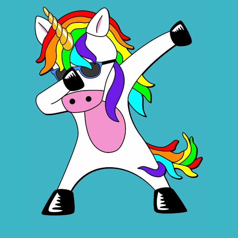 Dabbing Unicorn Dab dabbendes Einhorn