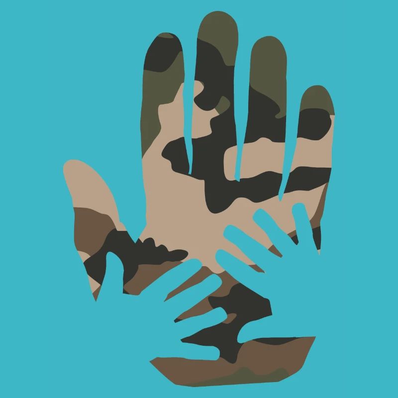 camo hands french army pattern