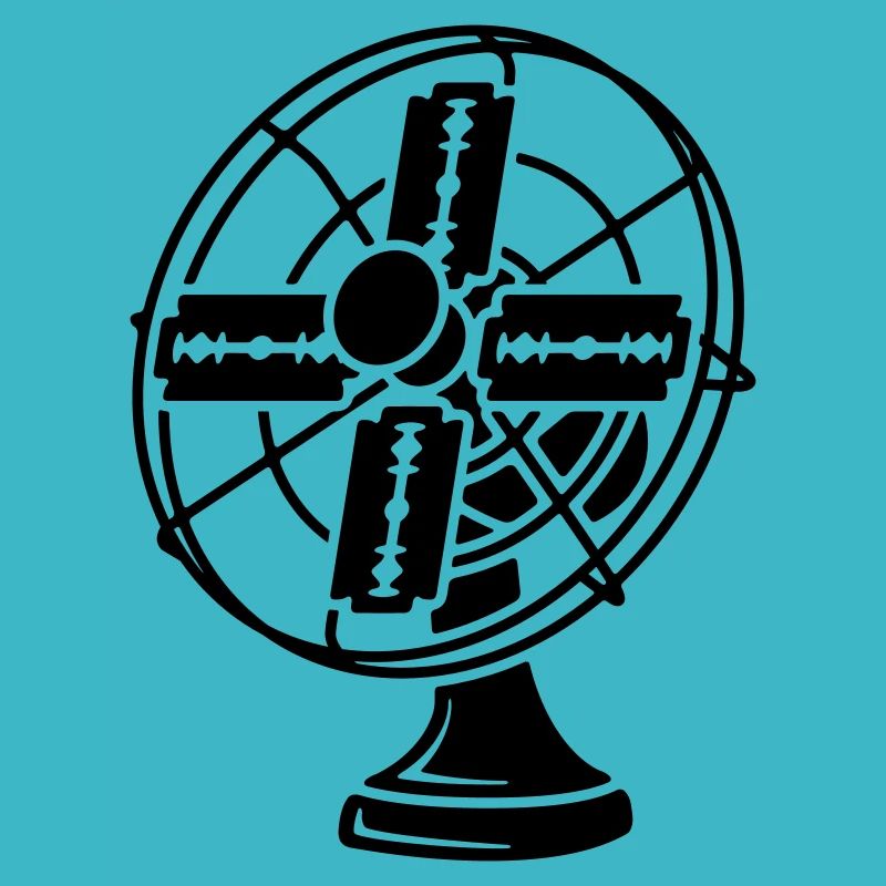 Ventilator mit Rasierklingen