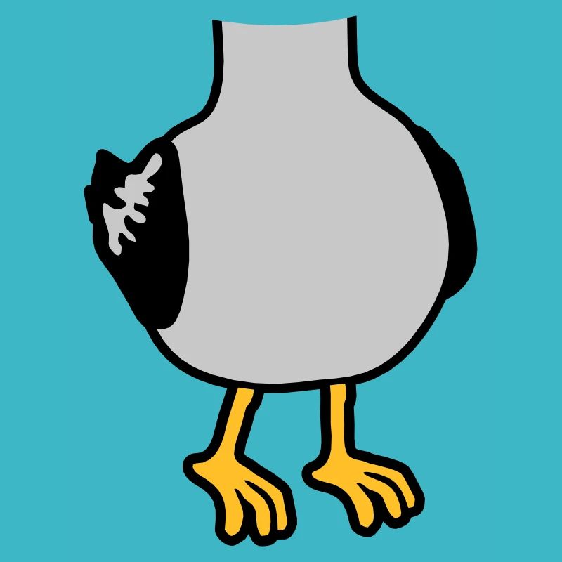 Möwe ohne Kopf Kostüm