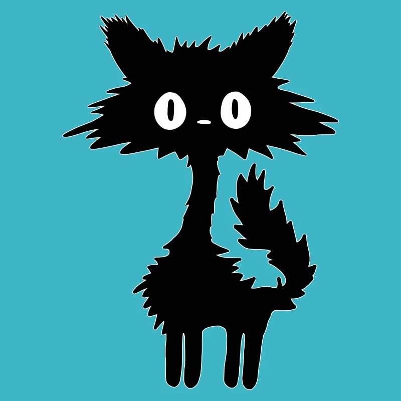 Schwarze Katze