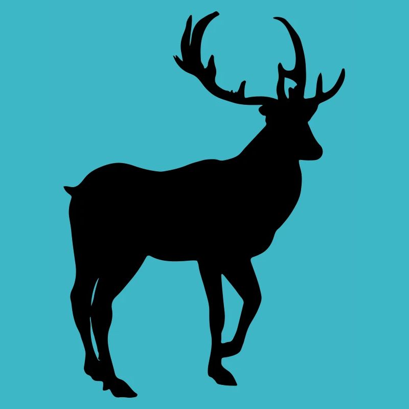Hirsch Silhouette Vektor Geschenkidee