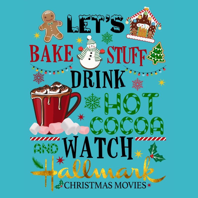 Bake Stuff Drink Hot Cocoa Weihnachtsfilme ansehen