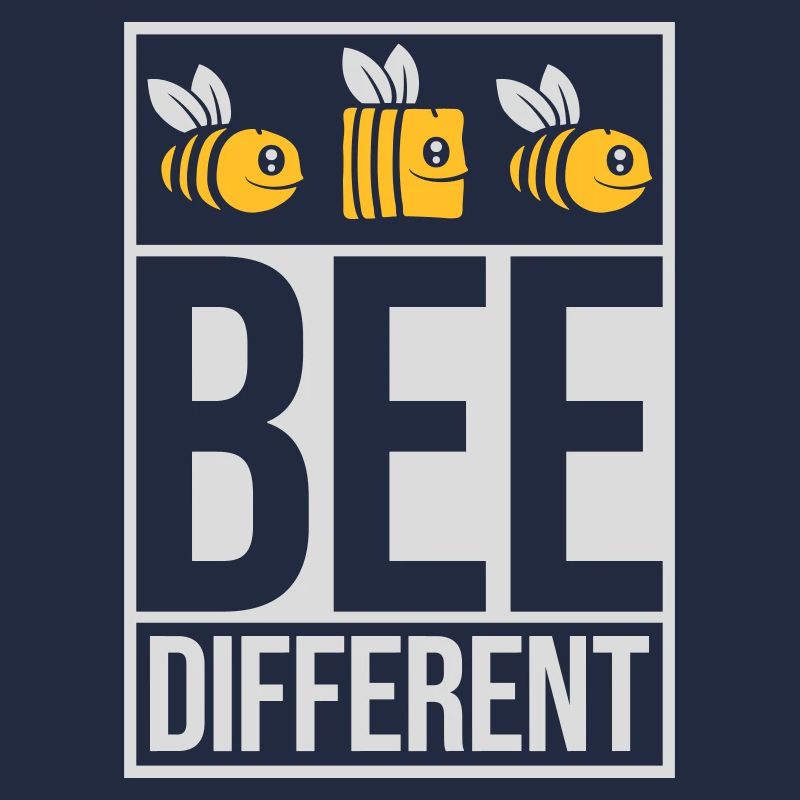 bee different Spruch Zitat
