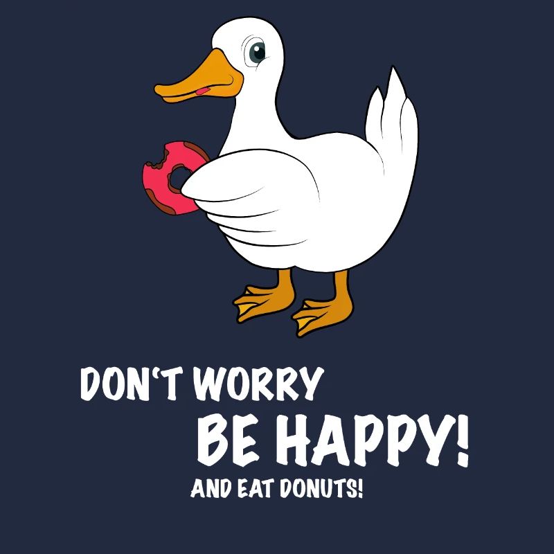 Duck with donut