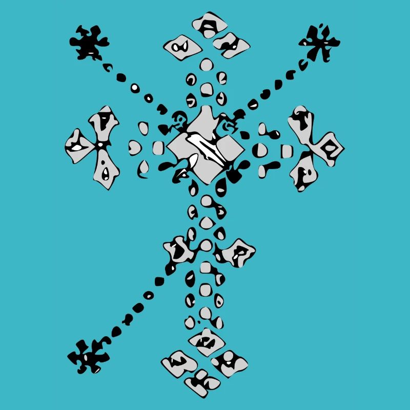Zentangle Catholic Cross