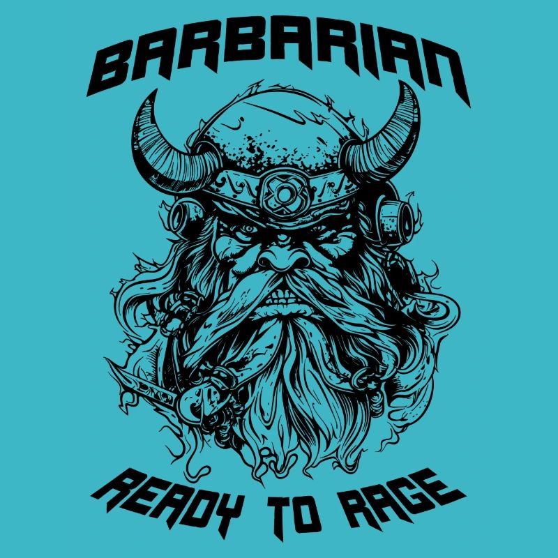 Barbarian in RPG Ready To Rage