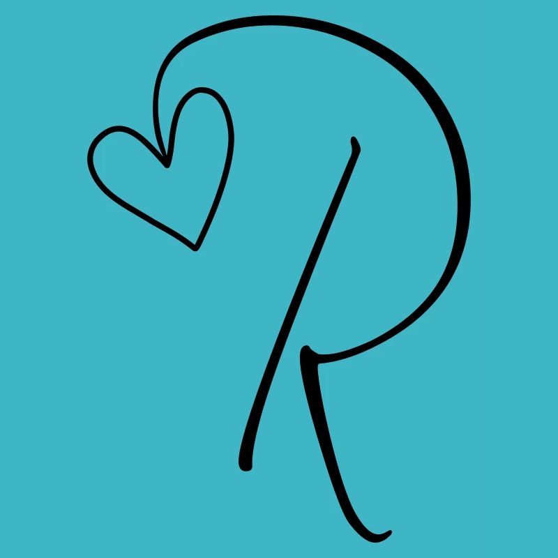 Letter R Letter R Calligraphy