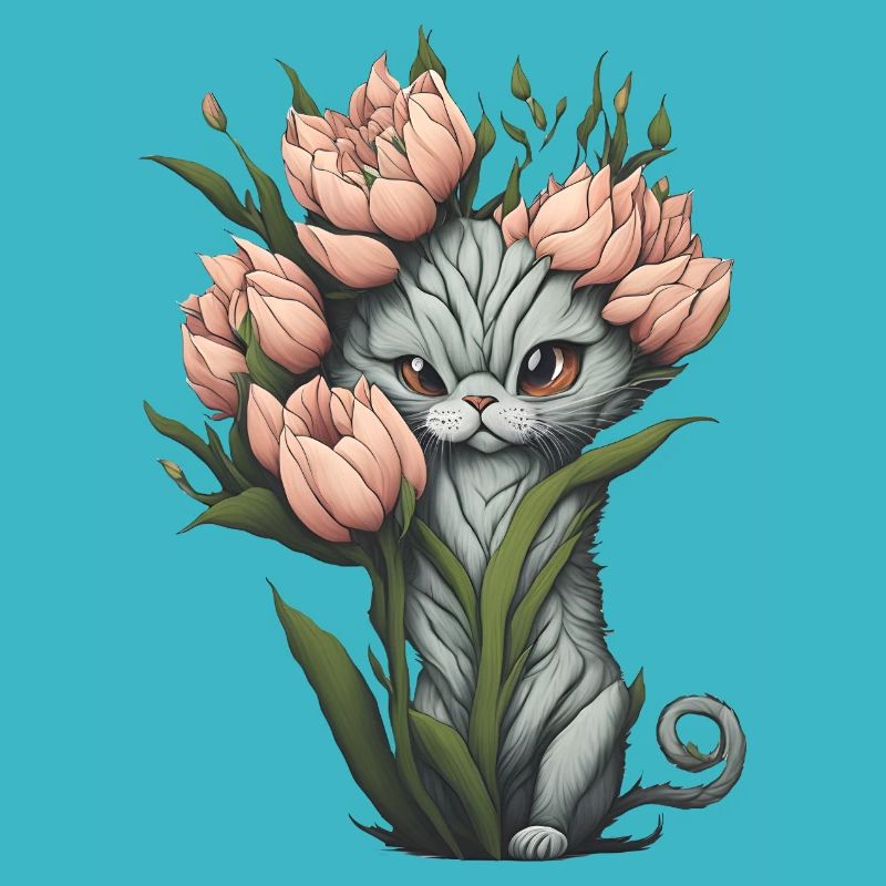 Fleur de chat extraterrestre