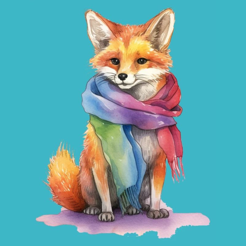 Fuchs mit LBTQ+ Schaal