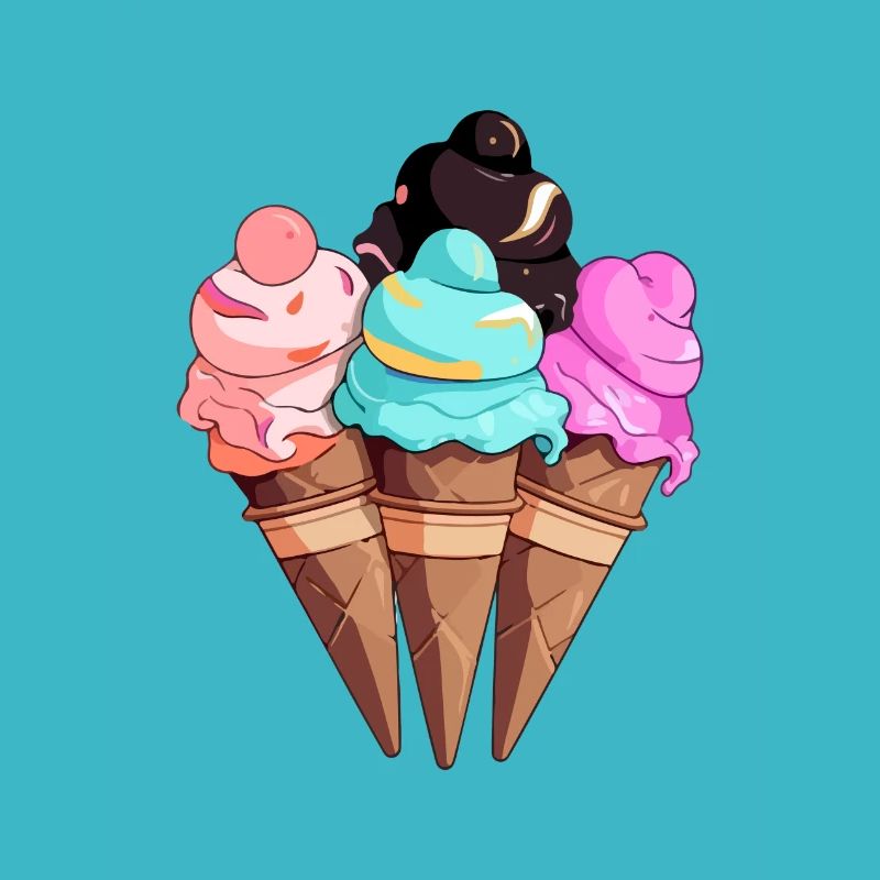 Pistazien-Schoko-Erdbeer-Eis
