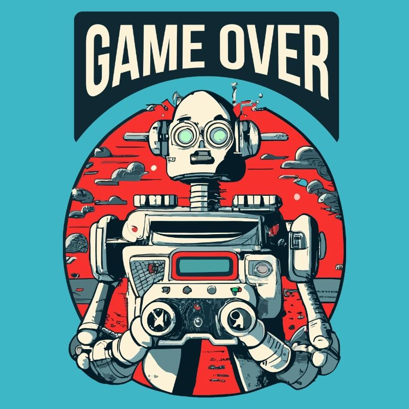 Robot game over