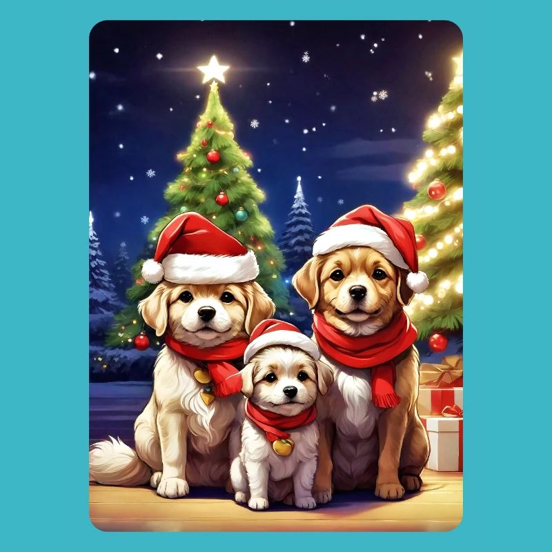 Famille de chiens de Noël 1.3