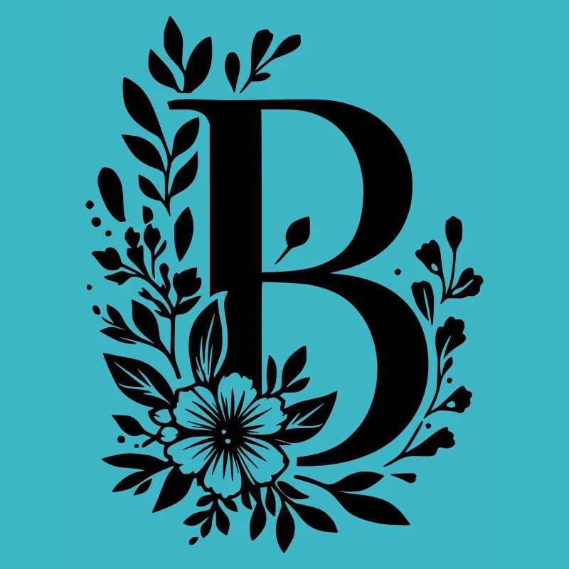Letter B Flower