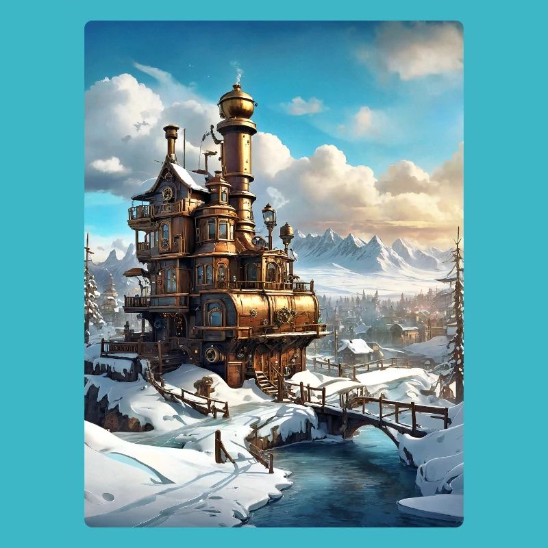 Steampunk Winter Landscape 1.9