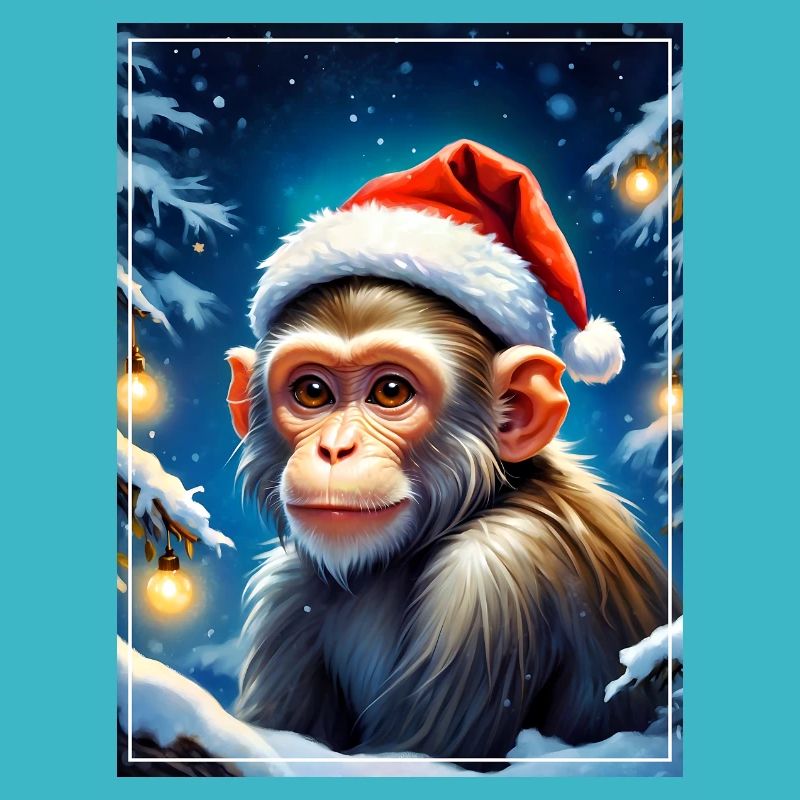 Winter Landscape Monkey 1.8