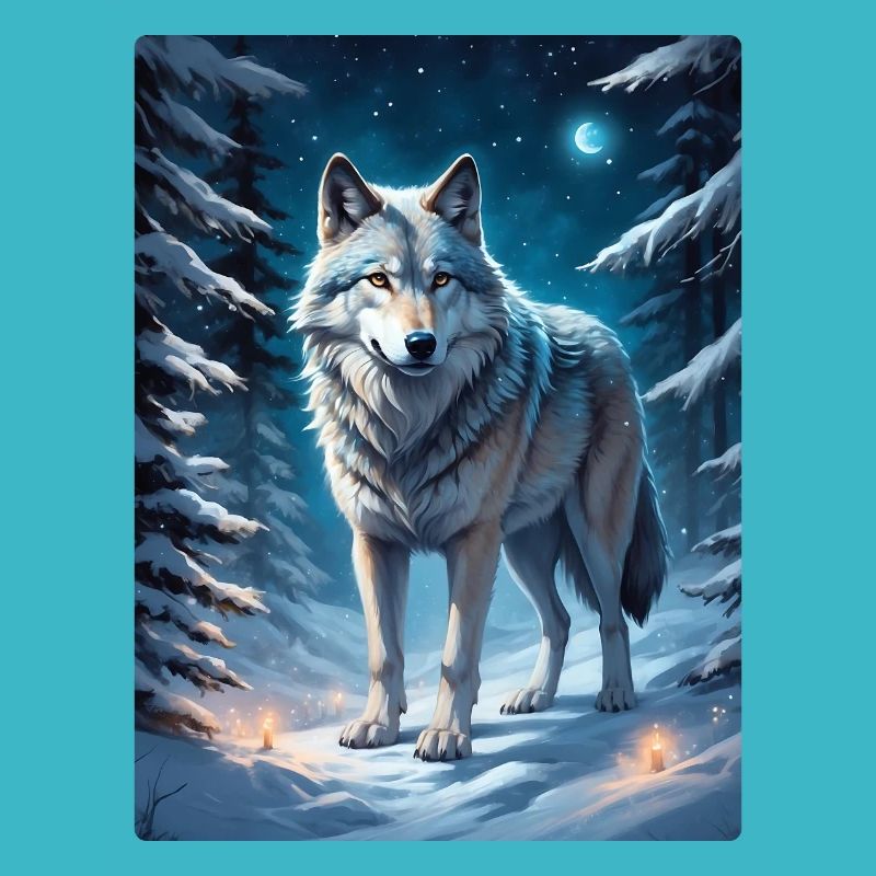 Paysage d’hiver Wolf 1.10
