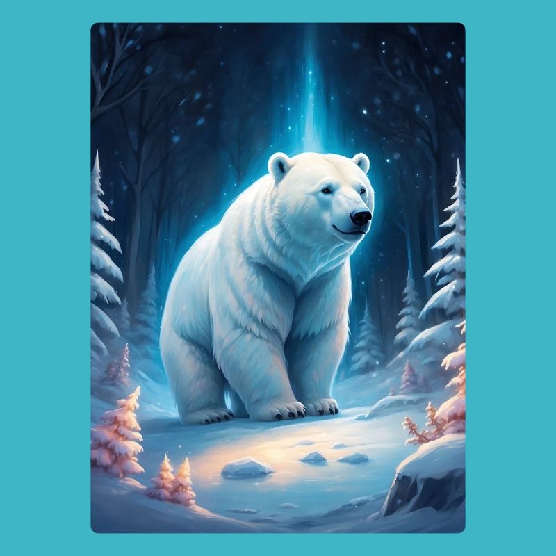 Winterlandschaft Bären 1.10