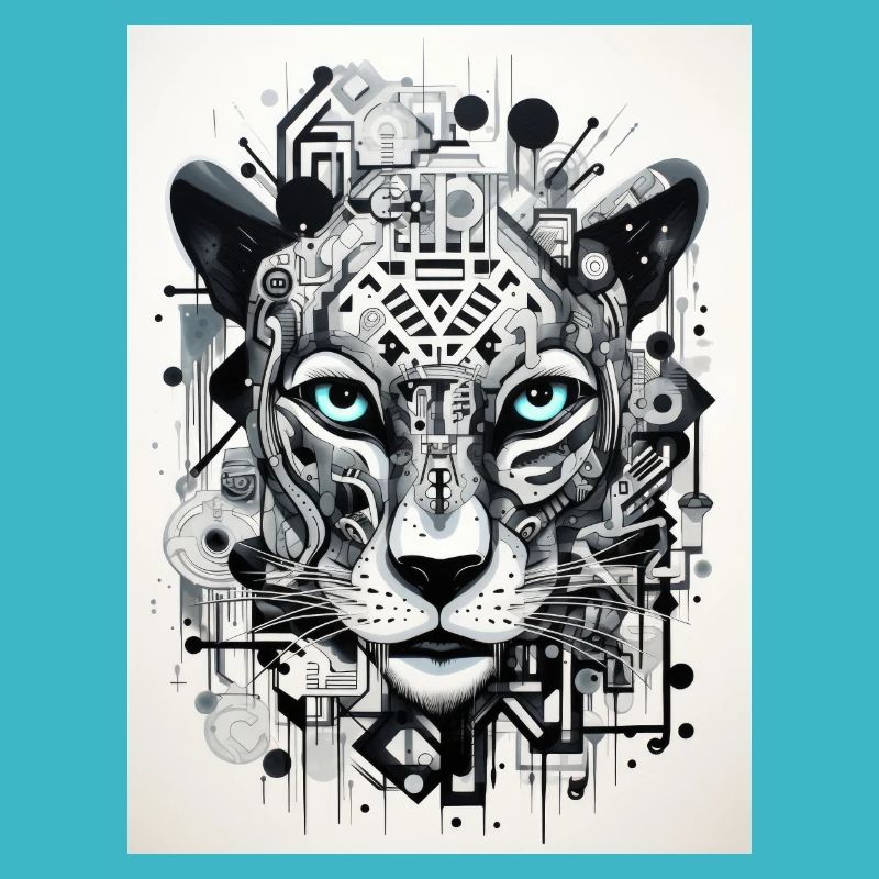 [MB] Geometrischer Tigerroboter