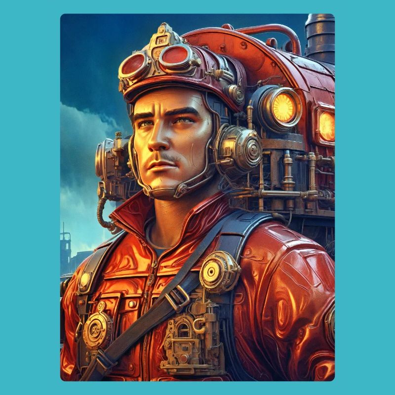 Steampunk Firefighter Man 1.15