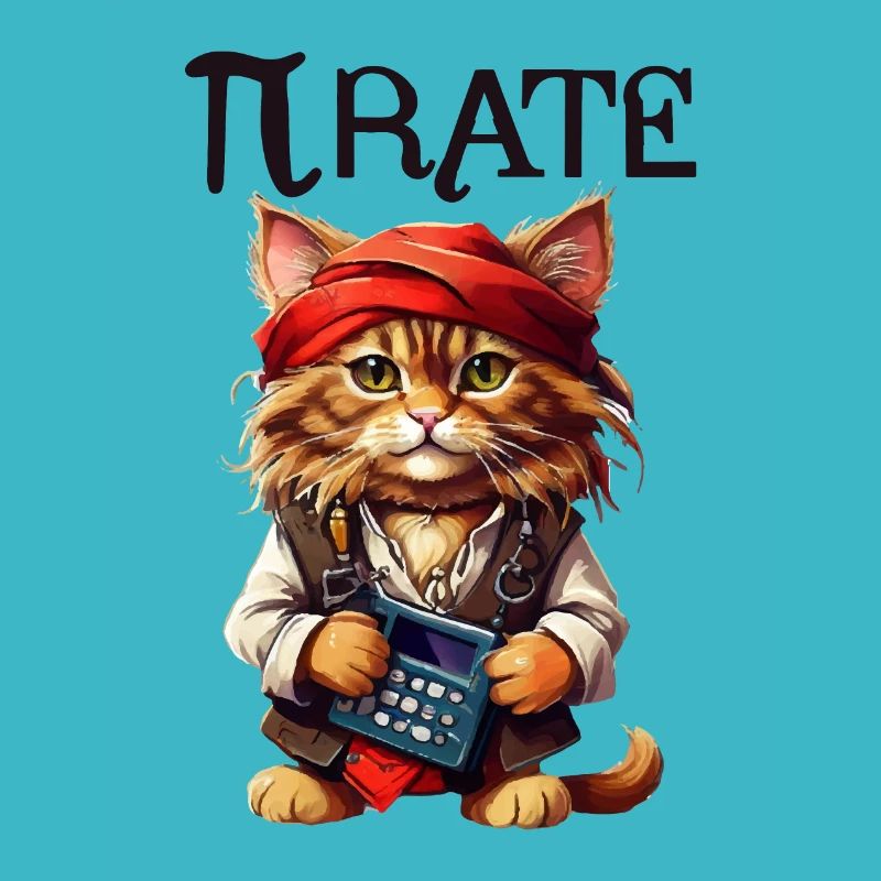 Chat pirate de Pi Day
