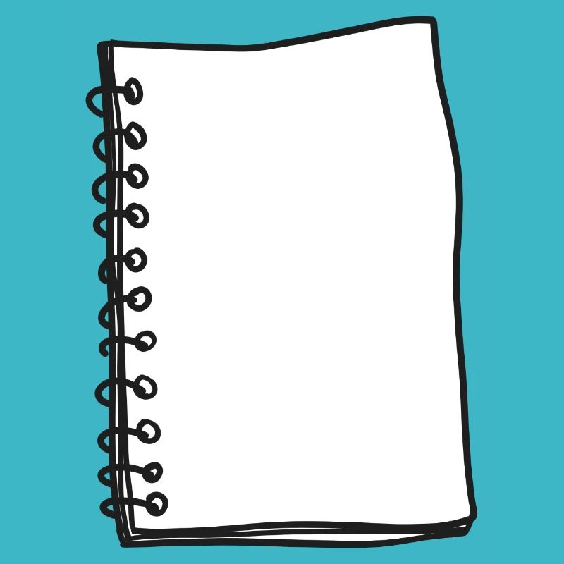 Notebook Banner Drawing