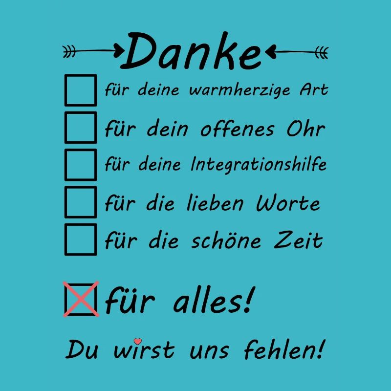 Integrationshielfer Integrationshilfe Danke sagen