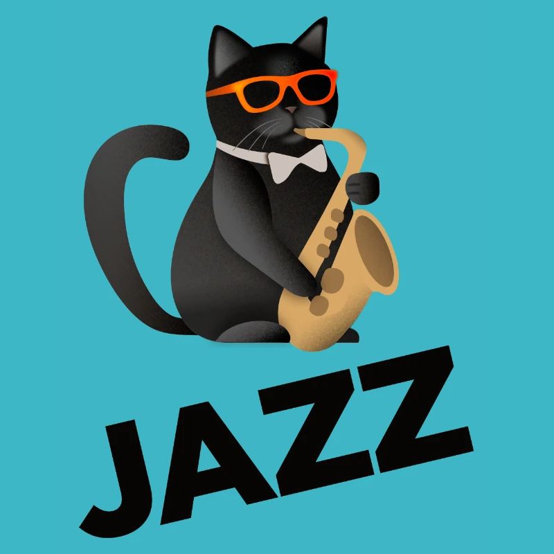 Jazz Cat Saxophon