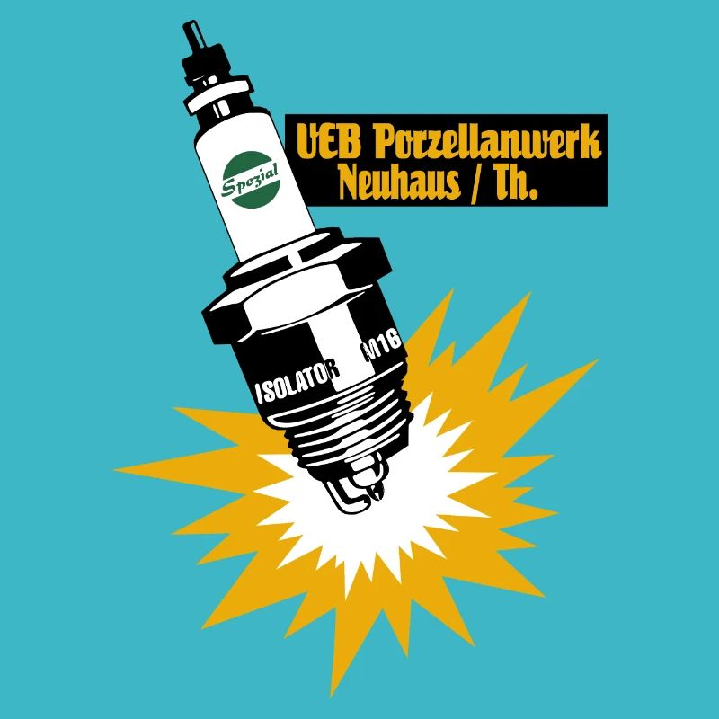 Zündkerzen Werbung DDR Retro