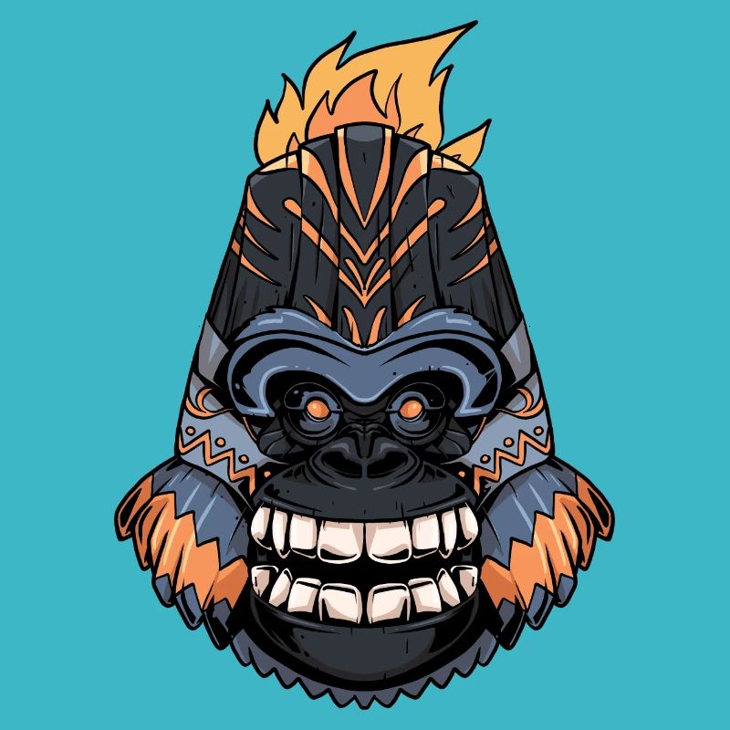 Tiki gorilla
